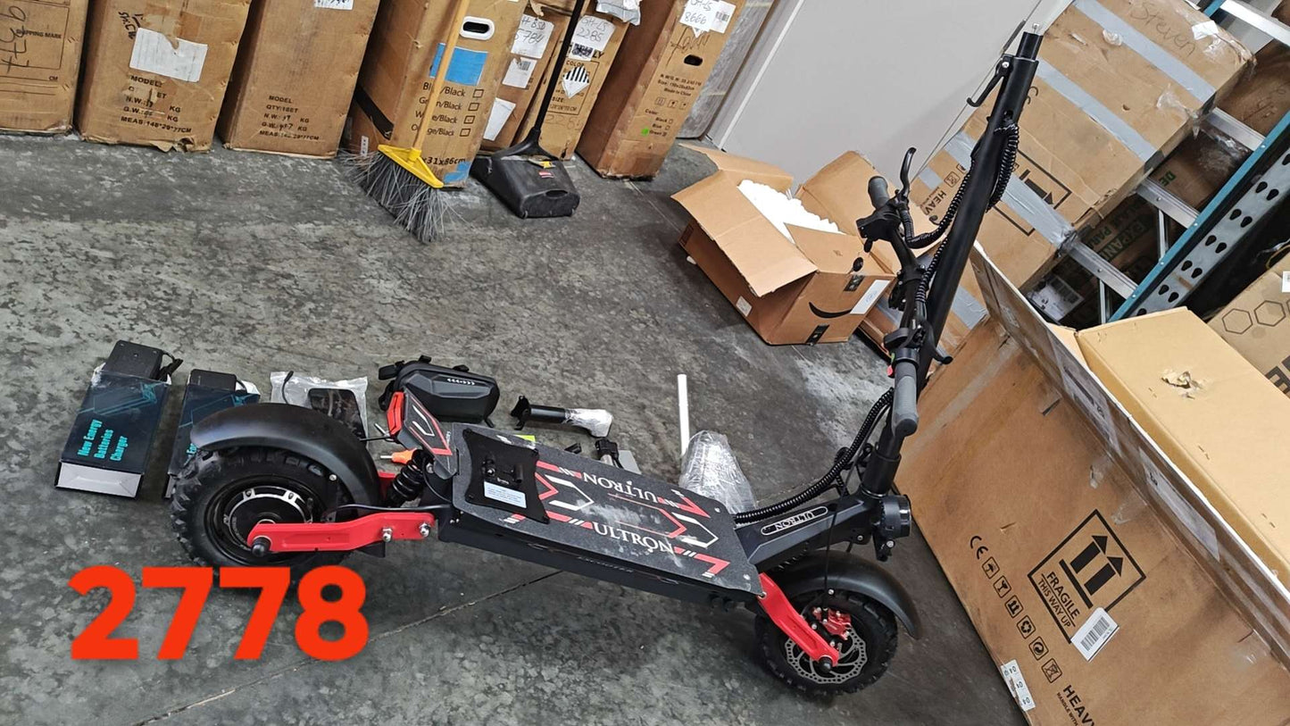 6000W 52-55MPH Second-hand Fast Electric Scooter