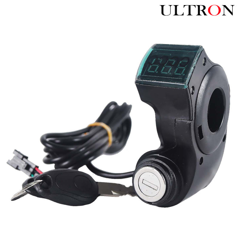 Display Voltmeter And Lgnition Lock for ULTRON X3 Pro Electric Scooters