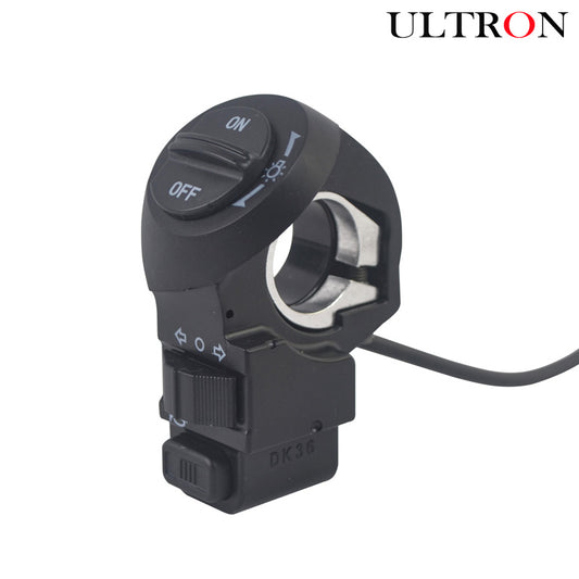 Horn And LED Light Switch for ULTRON X3/C3 Electric Scooters