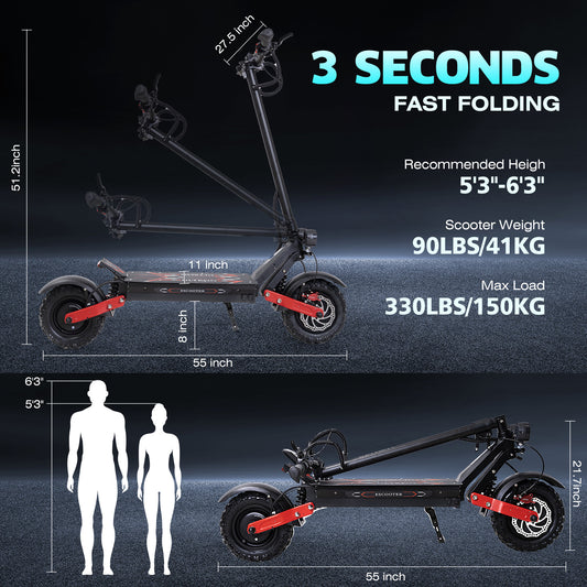 6000W 45-52MPH Second-hand Fast Electric Scooter for Kevin