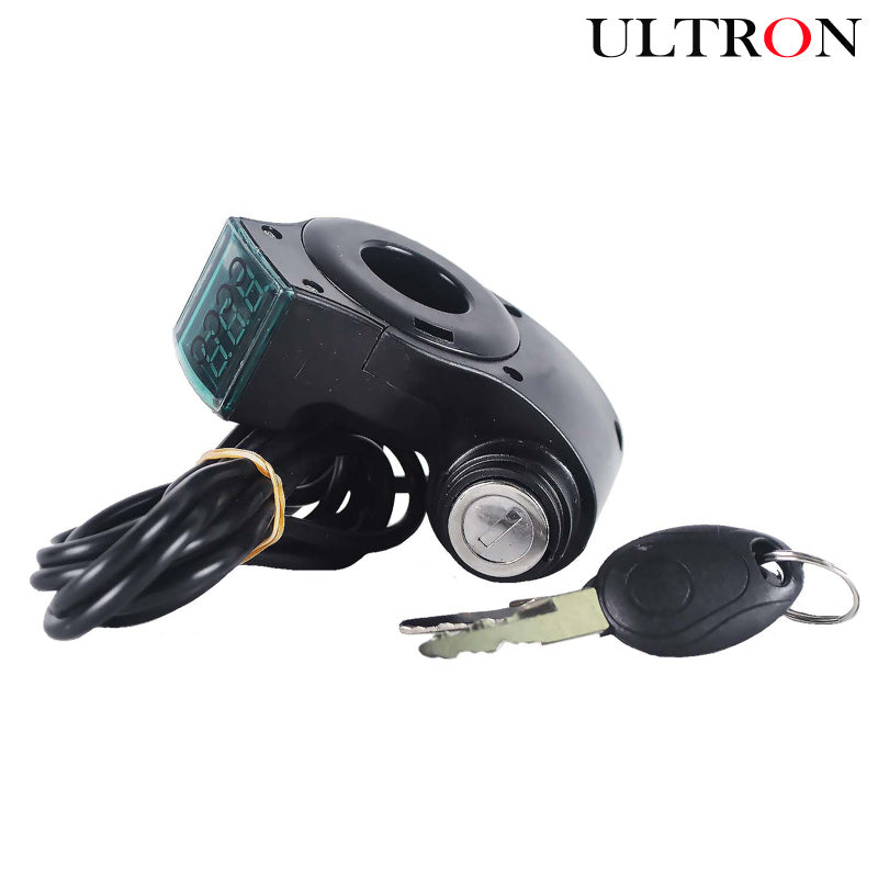 Voltmètre d'affichage et verrouillage lgnition pour les scooters électriques Ultron X3 Pro